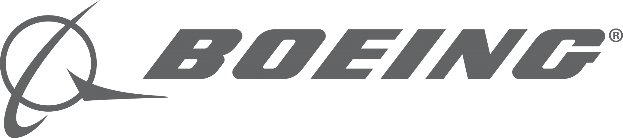 Boeing Logo Gray